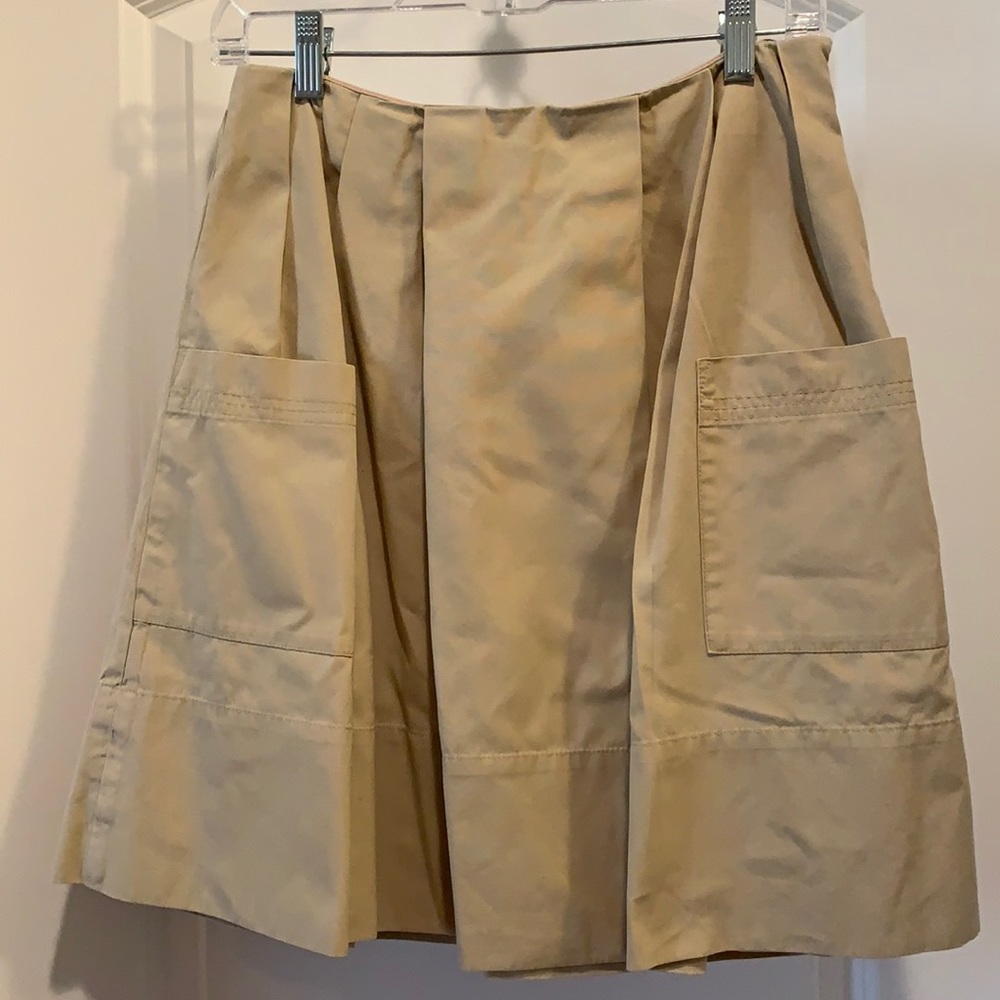 Lilly Pulitzer Pleated Khaki Skirt